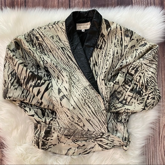 Giovinezza Moda By Rocca | Leather Wrap Jacket - Picture 4 of 8